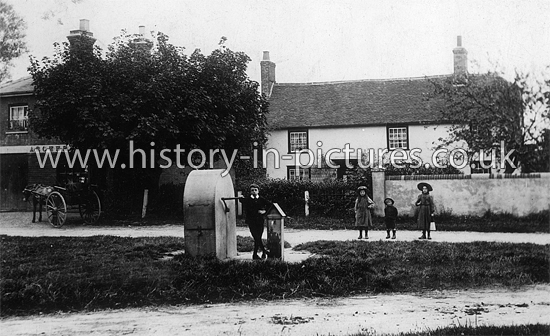 The Water pump, The Street, High Easter, Essex. c.1910